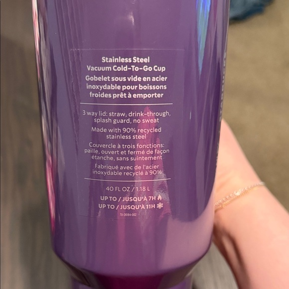 Stanley x Starbucks Plum Mug with Handle and Straw - Picture 2 of 7